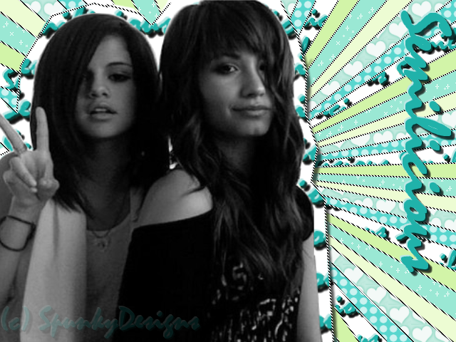 Backgrounds Celebrities Demi Lovato and Selena Gomez 