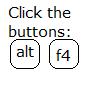 Click the buttons