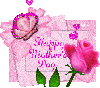 Glitter  Word Text>>Happy Mothers Day