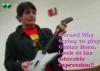 Gee playin Guitar Hero