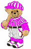 pink baseball bear