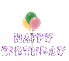 happy birthday balloons