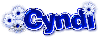 Cyndi Blue Blossom (white b/g)