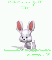 glitter-graphics loving bunny