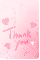 pink thank you