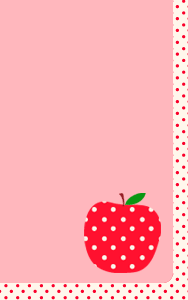 cute kawaii apple