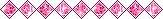 sparkling diamond pink divider