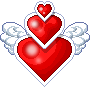 hearts and wings