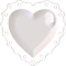 white heart