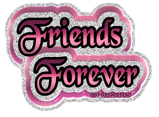 Friends Forever Sparkle Plaque Graphic Glitter Graphic, Greeting
