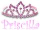 Priscilla with Pink Crown