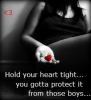 hold your heart for protection
