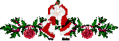 Santa Kissing Mrs Claus