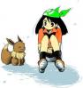 Lania finds an eevee