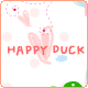  cute kawaii happy duck