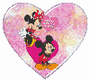 micky mouse  and minnie 