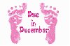 Baby Girl Footprints- Due in December