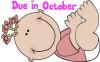Cartoon Baby Girl- Due in October