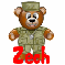 Military Soldier Teddy Bear (animated)- Zech