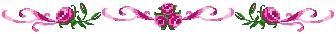 pink ribbon flowers - div