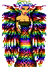 Rainbow Winged doll