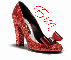 Red Glitter High Heel Shoe- Erica