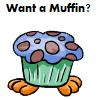 Blue Muffin With Feet