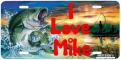Fish Tag- I Love Mike 