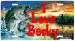 Fish Tag- I Love Becky