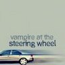 Vampire at the steering wheel