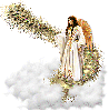 angel on clouds