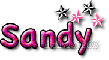 Pink/Black Stars - Sandy
