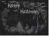 happy halloween graveyard