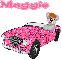 Car with Teddy- Maggie