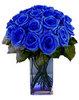 blue roses bouquet