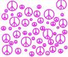 Purple Peace Signs