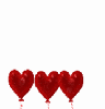 Popping Hearts Balloons