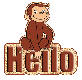 curious george hello
