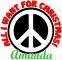 Amanda wants Peace for Christmas