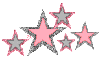 Stars... pink and silver