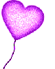 purple heart balloon