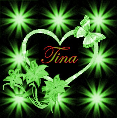 TINA WITH HEART& FLOWERS
