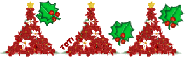 Poinsetias Christmas Trees 