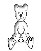 a white teddy bear