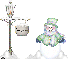 Green snowman- Jazzmine