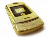 Gold diamond razor phone