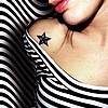 b/w stripes & star
