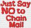 No chain mail