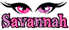 pink purple eyes savannah