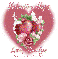 Valentine Heart with Evelyn Name